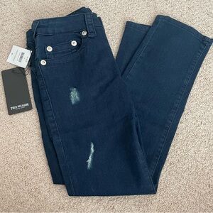 NWT True Religion Geno Relaxed Fit Raw Rinse Wash Size 8